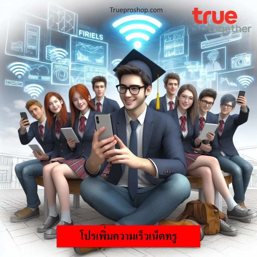 เพิ่มความเร็วเน็ตทรู